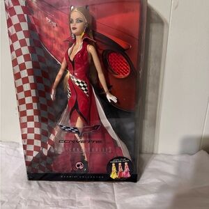 Barbie Corvette Doll in Red and Black Ensemble
